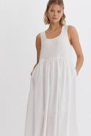 Scoop Neck Midi Dress - Laundry Dae