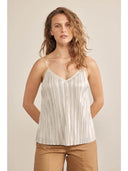Shine Bright Pleated Tank - Laundry Dae
