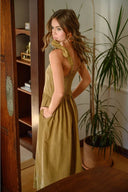 Eyelet Straw Maxi Dress - Laundry Dae