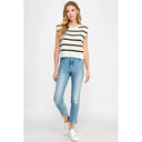 Striped Sweater Tee - Laundry Dae