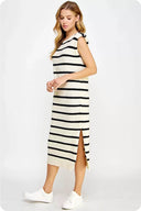 Shoulder Pad Shift Midi Dress - Laundry Dae
