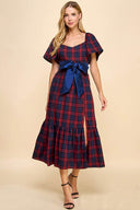 Countryside Chic Plaid Midi - Laundry Dae