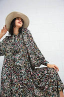 Vintage Printed Maxi Dress - Laundry Dae