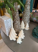 Traditional Blocked Christmas Tree Candle Gilded Signature