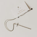 Modern Cross Necklace - WATERPROOF Pretty Simple