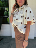 Dot Your Average Polka Dot Blouse Entro