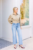 The Taupe Tiedown Top