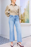 Blue Skies Wide Leg Denim