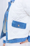 The Denim Trim Quilted Jacket Entro