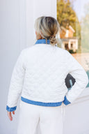 The Denim Trim Quilted Jacket Entro