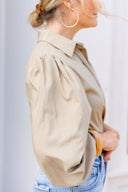 The Taupe Tiedown Top PINCH
