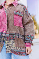 Washed Colorblock Jacket Oli & Hali