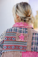 Washed Colorblock Jacket Oli & Hali