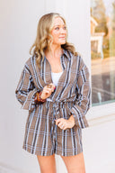 Bluewood Plaid Button-Down Aureum