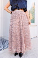 Mauve Blossom Tulle Skirt in February