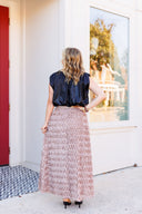 Mauve Blossom Tulle Skirt in February