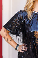 Midnight Shimmer Fringe Set Entro