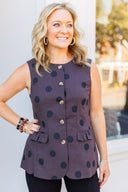 The Cocoa Polka Vest Aureum