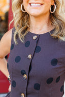 The Cocoa Polka Vest Aureum