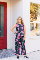 Midnight Rose Pant Set Entro