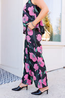 Midnight Rose Pant Set Entro