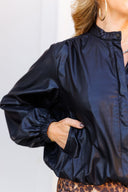 Leather Bomber Jacket PINCH