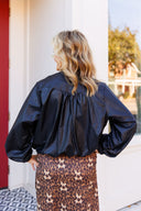 Leather Bomber Jacket PINCH