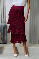 Fringe Sweater Skirt Lalavon