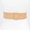 Braided Straw Elastic Belt - Laundry Dae