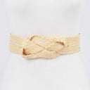 Braided Straw Elastic Belt