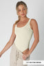Ribbed Scoop Neck Bodysuit