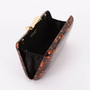 Enamel Faux Leather Party Clutch 3AM BY H&D ACCESSORIES