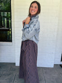 The Perfect Layer Cropped Denim Button-Down Risen