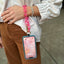 Clip & Go Crossbody Phone Strap w/ Pouch - Chunky Chain 