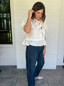 Magnolia Bow Blouse Entro