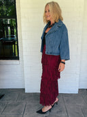The After Hours Fringe Sweater Skirt Lalavon