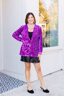 Gena Velvet Sequin Jacket Ciebon