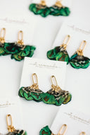 Mallard Feather Tassel Statement Earrings St Armands Designs of Sarasota