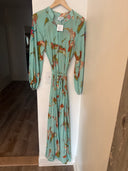 Taj by Sabrina Long-Sleeve Button Down Maxi Dress