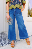 High Rise Crop Wide Leg Jeans - Laundry Dae