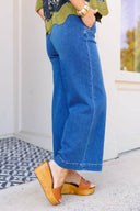 High Rise Crop Wide Leg Jeans - Laundry Dae