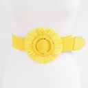 Faux Straw Elastic Belt 3AM BY H&D ACCESSORIES