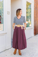 Chocolate Bubble Skirt - Laundry Dae