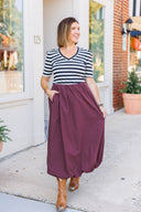 Chocolate Bubble Skirt - Laundry Dae