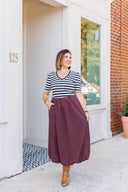 Chocolate Bubble Skirt - Laundry Dae