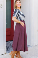 Chocolate Bubble Skirt - Laundry Dae