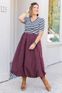 Chocolate Bubble Skirt - Laundry Dae