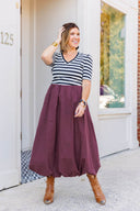 Chocolate Bubble Skirt - Laundry Dae