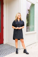 Shadow Rose Mini Dress