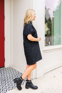 Shadow Rose Mini Dress